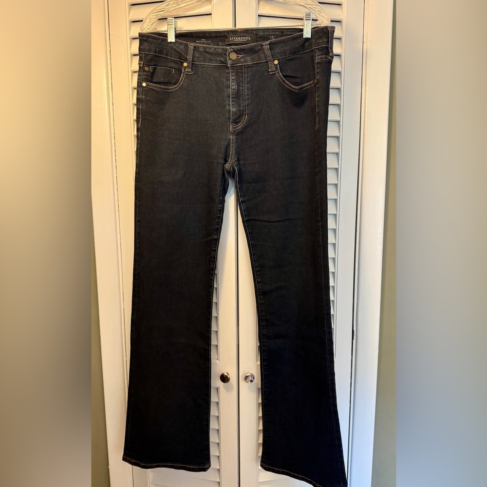Liverpool Jeans Company Dark Wash Boot Cut Jeans